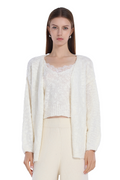 Long Sleeve Open Front Ribbed Knittd Soft Cardigan