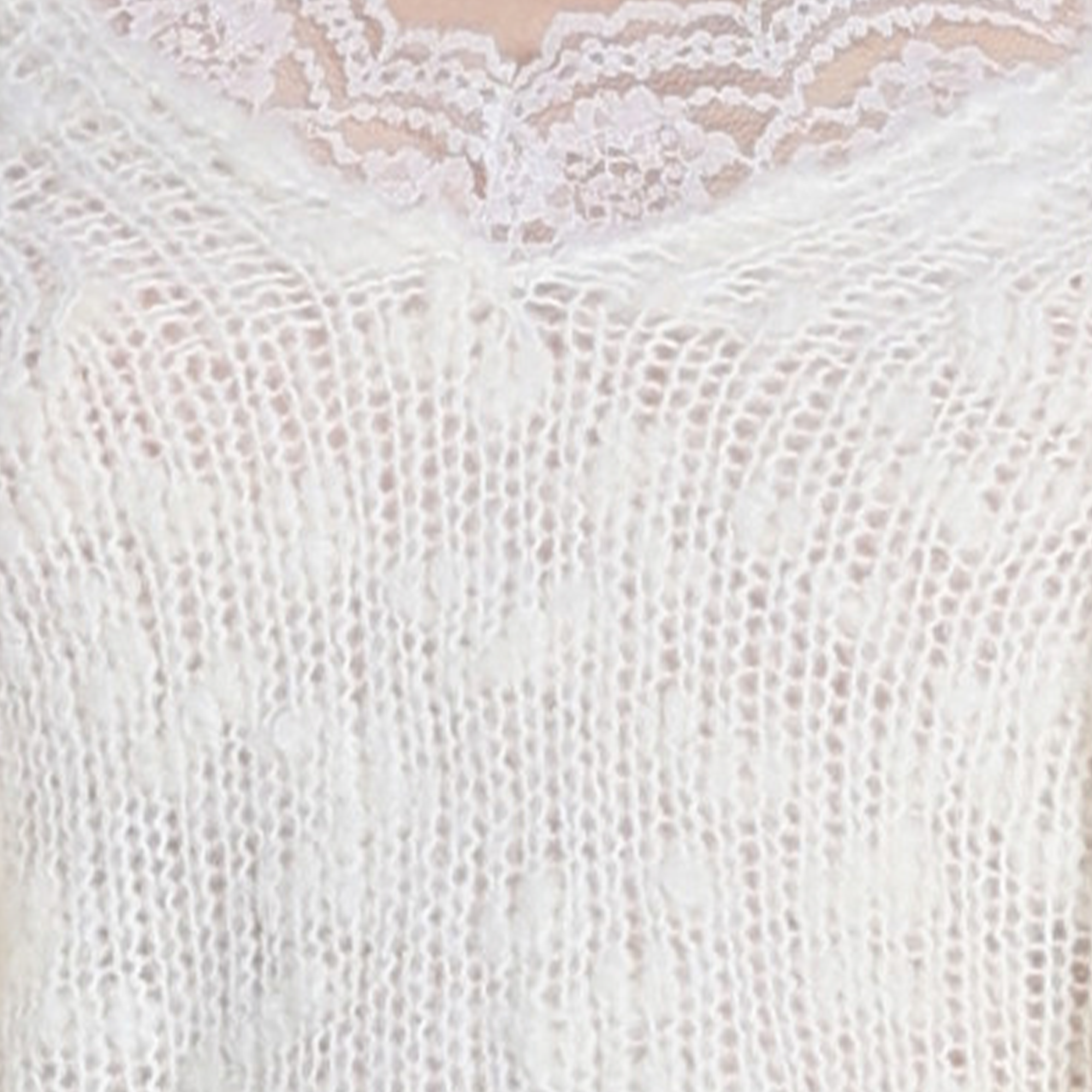 Lace Trim Sleeveless V-neck Ribbed Knitted Camisole Top