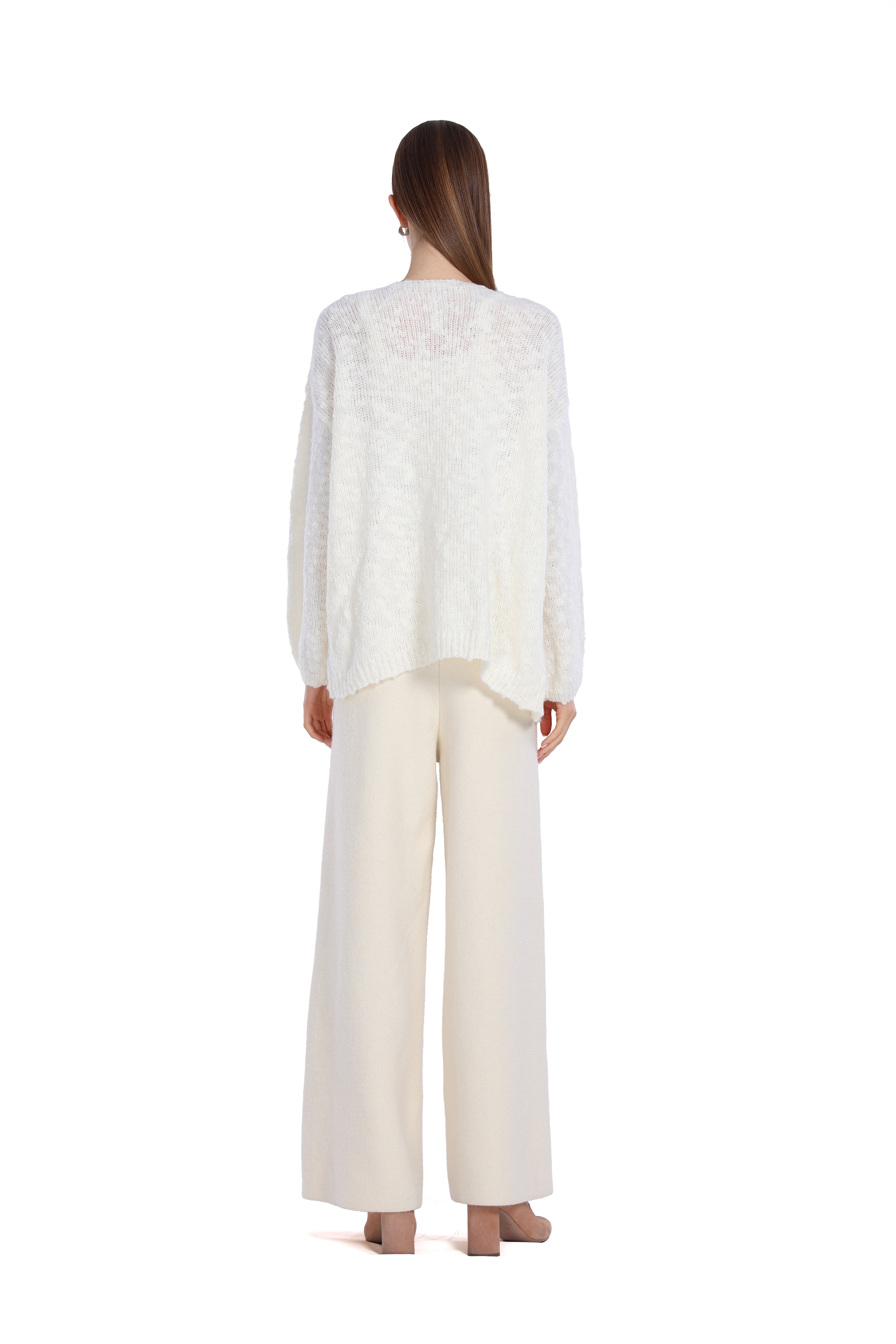 Long Sleeve Open Front Ribbed Knittd Soft Cardigan