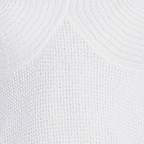 Ribbed-Paneled Sleeveless Wide Straps V-Neck Knit Tank Top