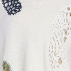 V - Neck Sleeveless Hollow Hand Crochet Knit Tank Top