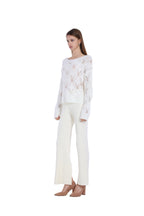 Diamond Pattern Hollow Loose Fit Lazy Casual Knit Sweater