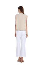 Sleeveless Ribbed Button Full Placket Patch Pockets Knitted Vest