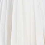 Scalloped Neckline Sleeveless Vertical Stripes A-Line Bodycon Knitted Mini Dress