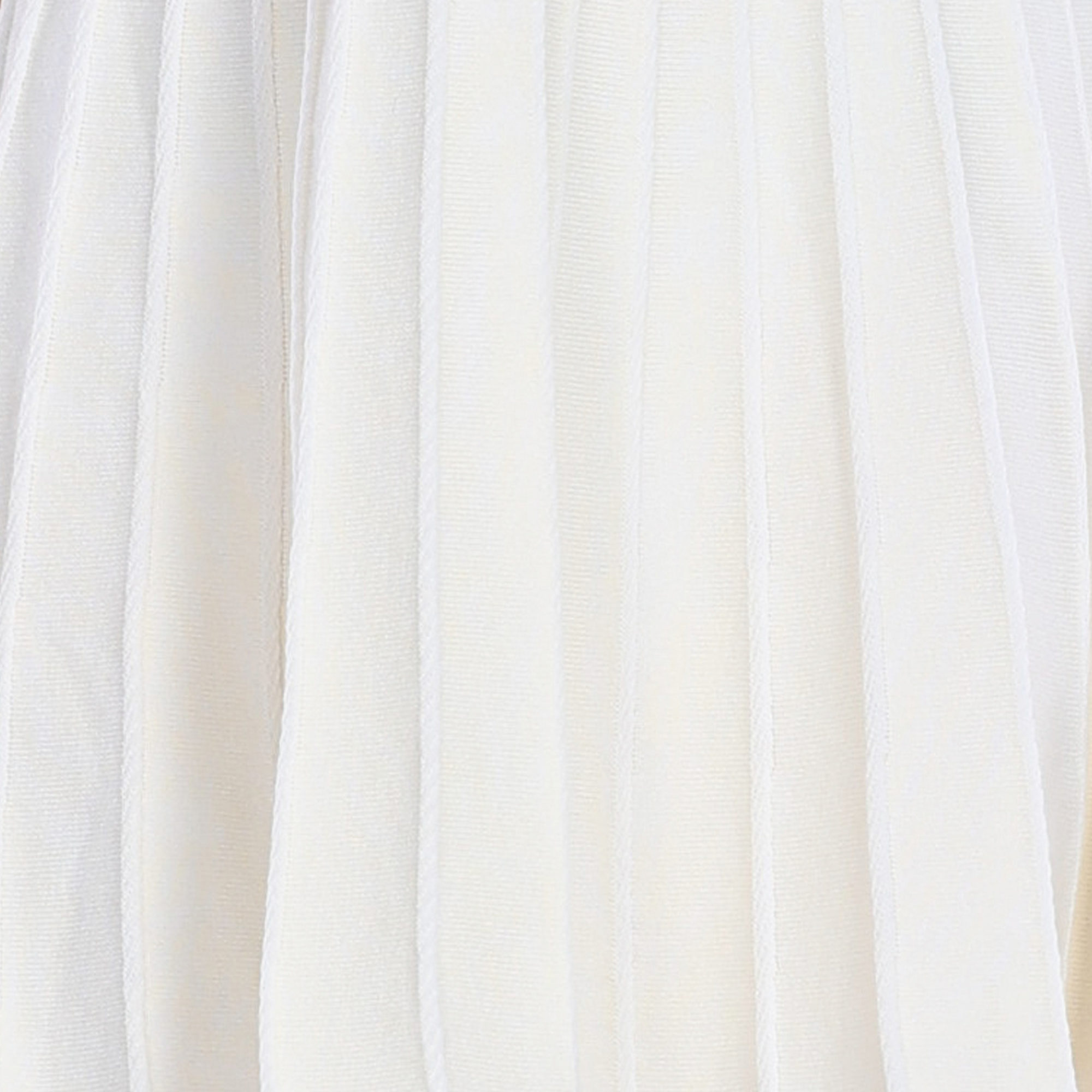 Scalloped Neckline Sleeveless Vertical Stripes A-Line Bodycon Knitted Mini Dress