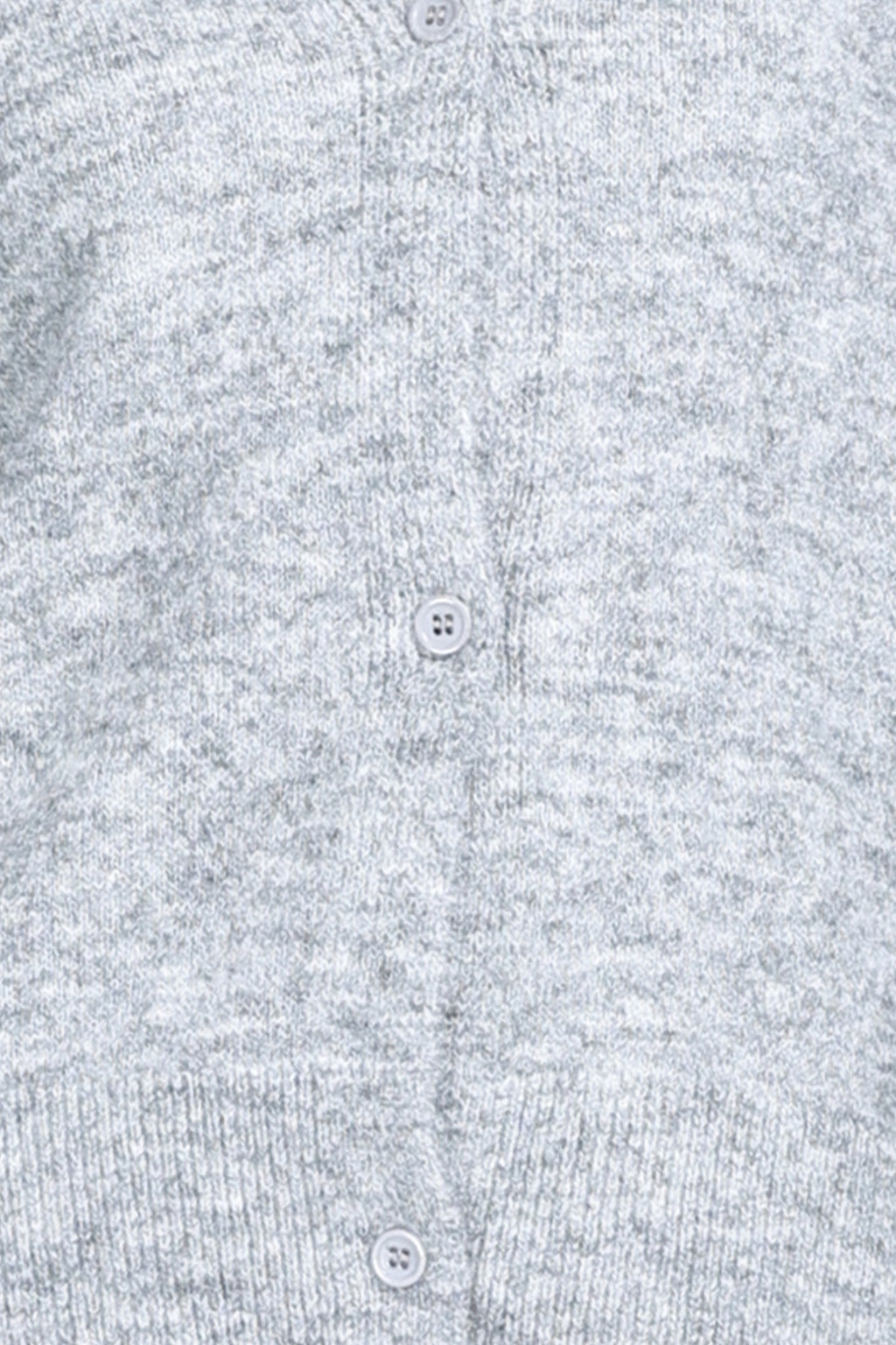 V-neck Long Sleeves Button Front Placket Ribbed Edge Knitted Cardigan