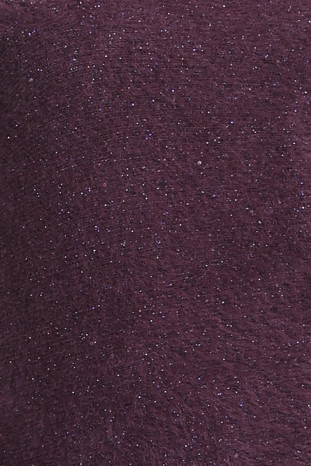 Off-the-shoulder Long Sleeve Fuzzy Sparkle Solid Knitted Mini Dress