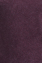 Off-the-shoulder Long Sleeve Fuzzy Sparkle Solid Knitted Mini Dress
