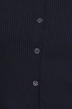 Crew-neck Long Sleeves Cropped Cardigan & Bodycon Mini Skirt Knitted Set