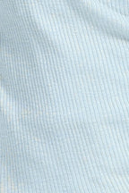 Surplice Wrap V-neck Lace Trim Long Sleeves Vertical Rib-Knit Knitted Top