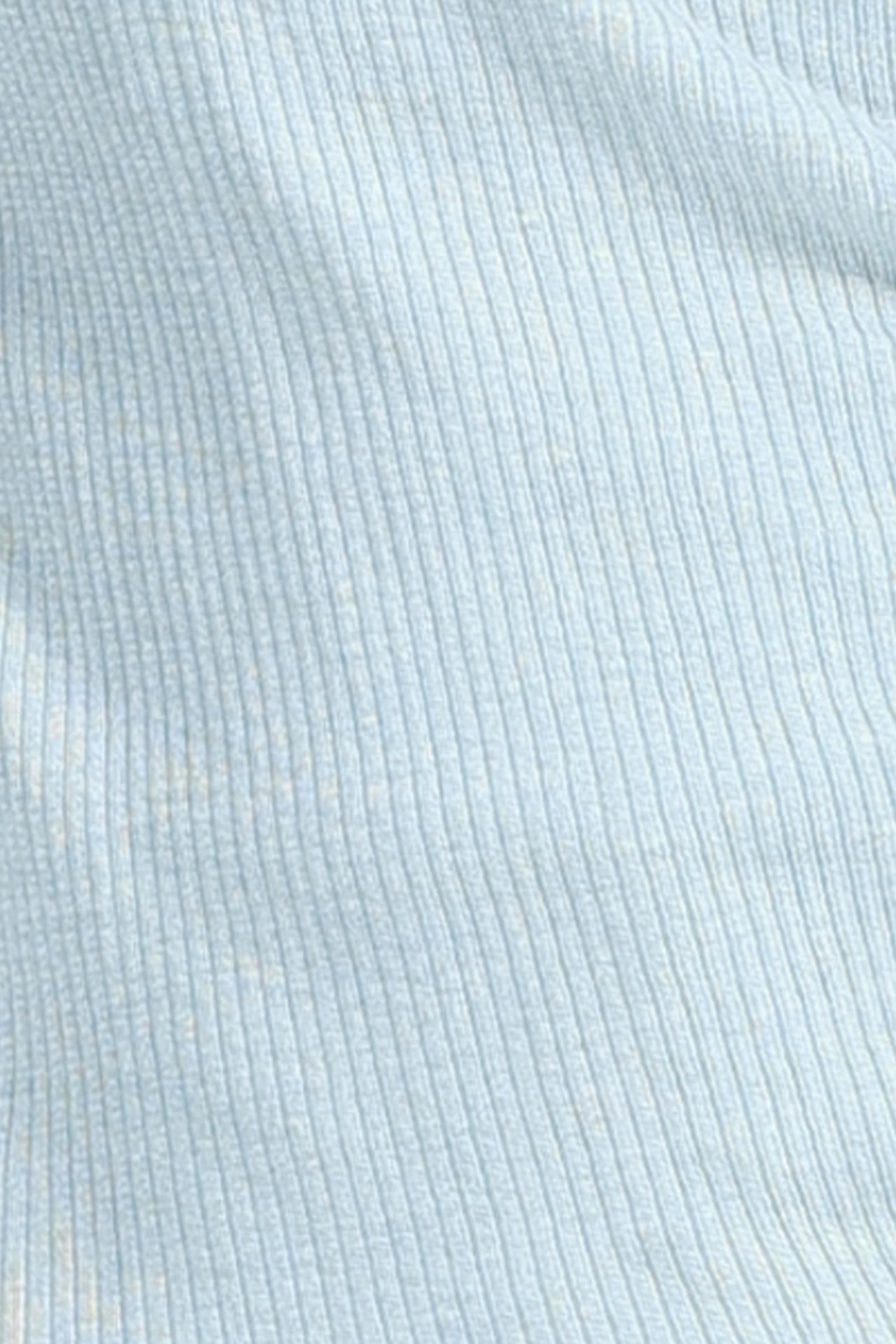 Surplice Wrap V-neck Lace Trim Long Sleeves Vertical Rib-Knit Knitted Top