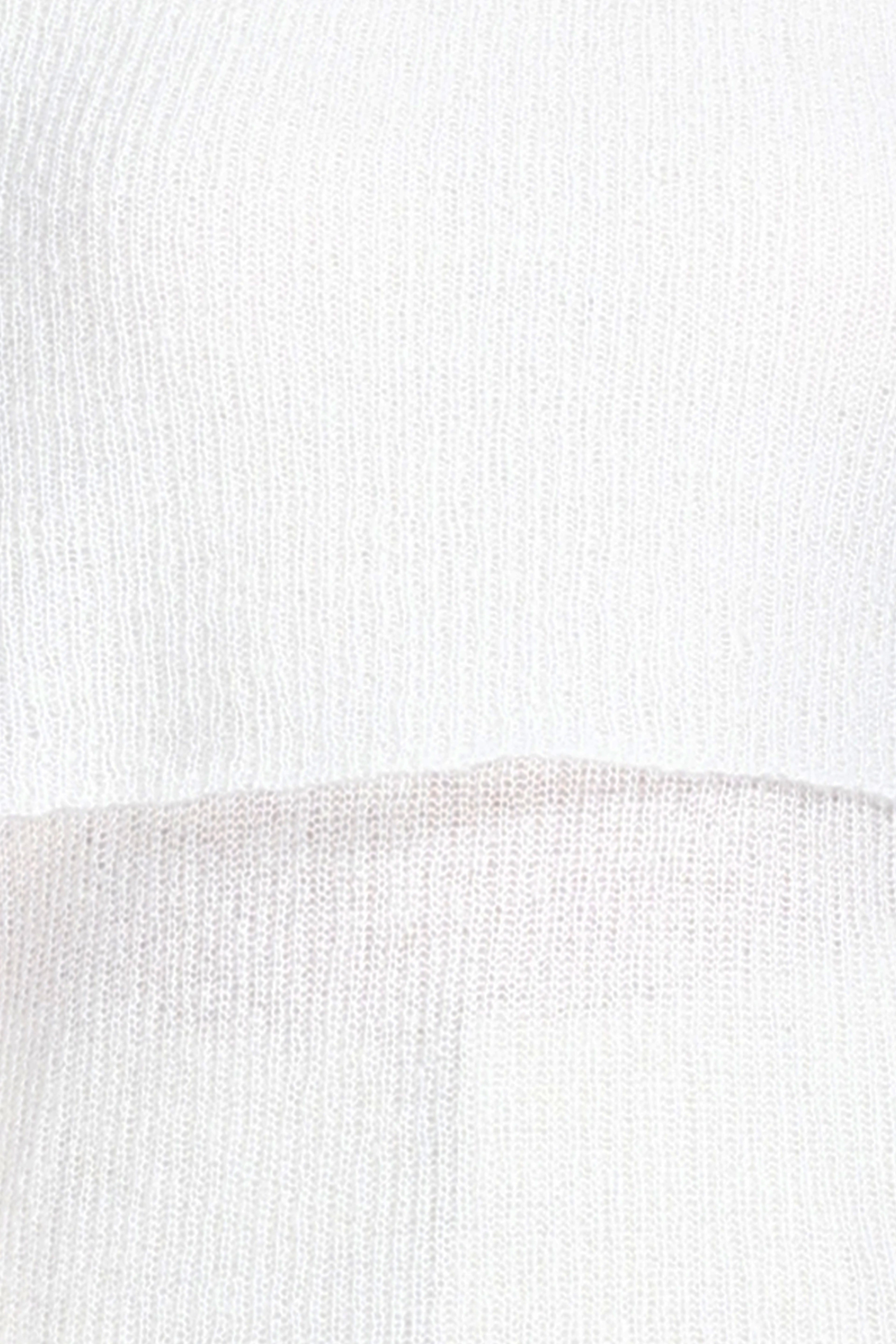 Fold-down Off-shoulder Long Sleeve Solid Knitted Top